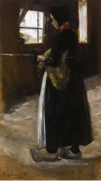 Spinner 1886 Max Liebermann impressionnisme allemand Peinture à l'huile